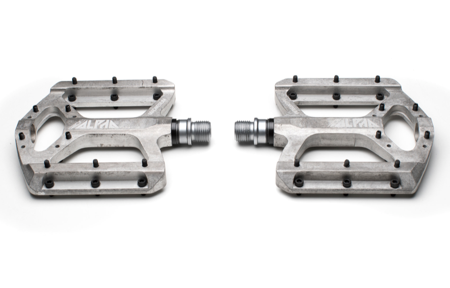 ride alpha pedals Ride Alpha Magnesium Pedals Silver